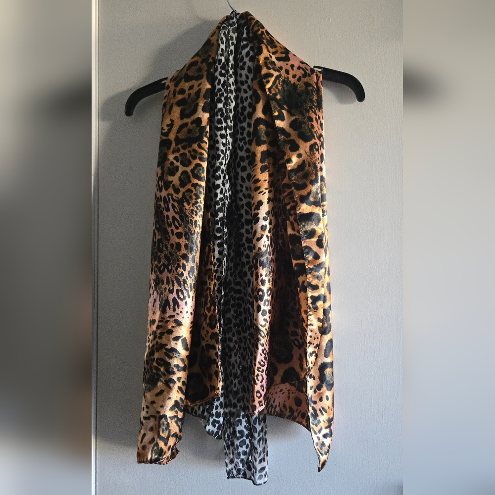 Pair of (2) Animal Print Scarves